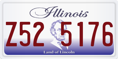 IL license plate Z525176