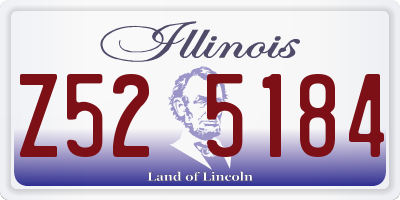 IL license plate Z525184