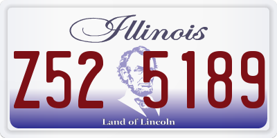 IL license plate Z525189