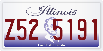 IL license plate Z525191