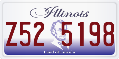 IL license plate Z525198