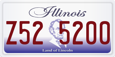 IL license plate Z525200