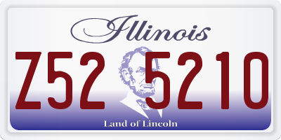 IL license plate Z525210