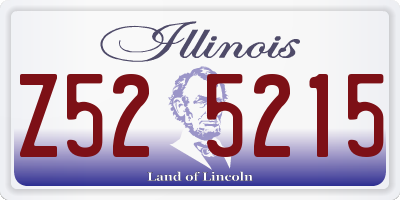 IL license plate Z525215
