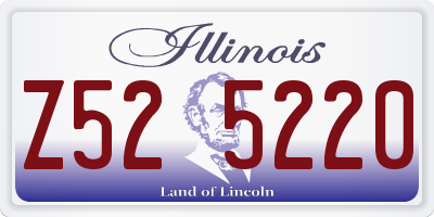 IL license plate Z525220