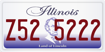 IL license plate Z525222