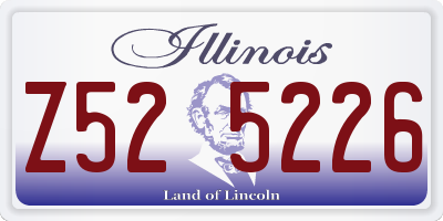 IL license plate Z525226