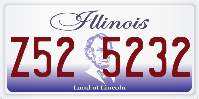 IL license plate Z525232