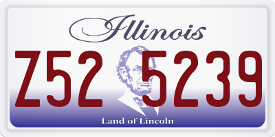 IL license plate Z525239