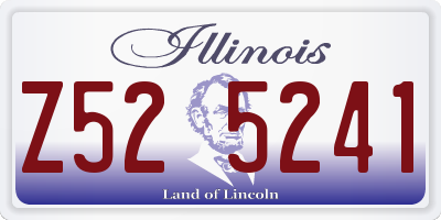 IL license plate Z525241