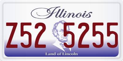 IL license plate Z525255