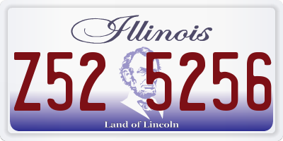 IL license plate Z525256