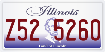 IL license plate Z525260