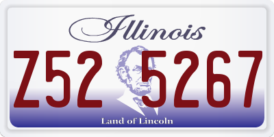 IL license plate Z525267