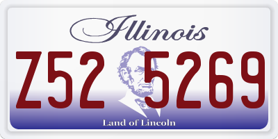IL license plate Z525269