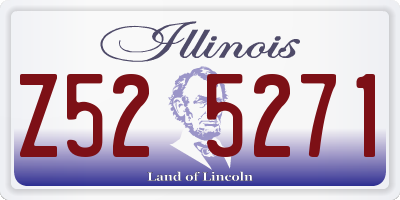 IL license plate Z525271