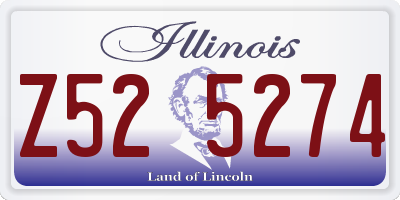 IL license plate Z525274