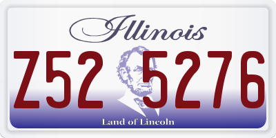 IL license plate Z525276