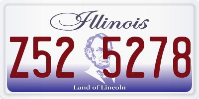 IL license plate Z525278
