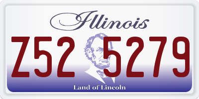 IL license plate Z525279