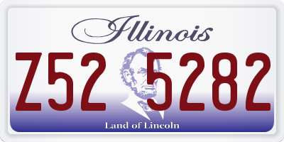 IL license plate Z525282