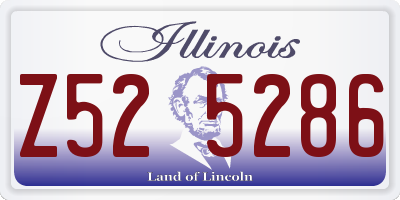 IL license plate Z525286