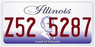 IL license plate Z525287