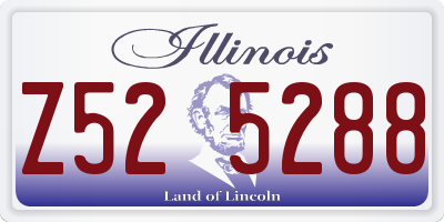 IL license plate Z525288