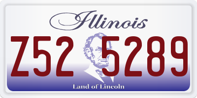 IL license plate Z525289
