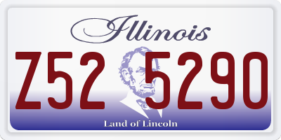 IL license plate Z525290
