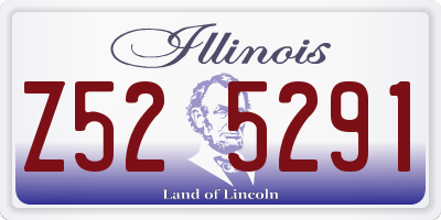 IL license plate Z525291