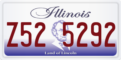 IL license plate Z525292