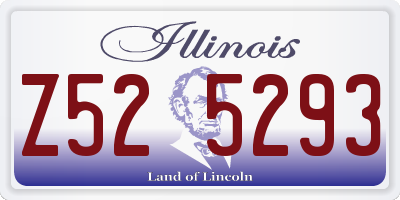 IL license plate Z525293