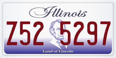 IL license plate Z525297