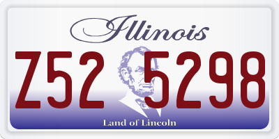 IL license plate Z525298