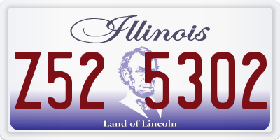 IL license plate Z525302