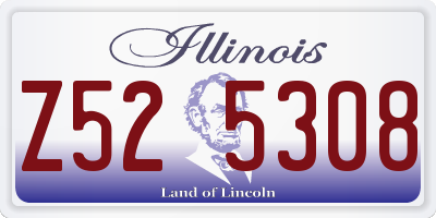 IL license plate Z525308