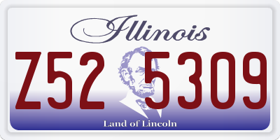 IL license plate Z525309