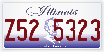 IL license plate Z525323