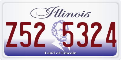 IL license plate Z525324