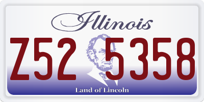 IL license plate Z525358