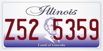 IL license plate Z525359