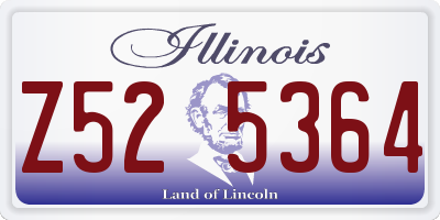 IL license plate Z525364