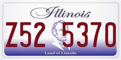 IL license plate Z525370