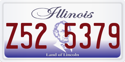 IL license plate Z525379