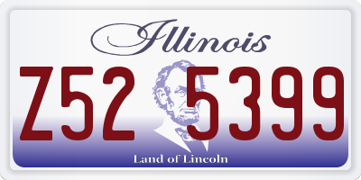 IL license plate Z525399