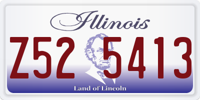 IL license plate Z525413
