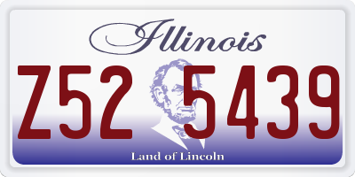 IL license plate Z525439