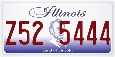 IL license plate Z525444