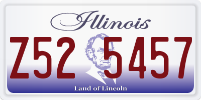 IL license plate Z525457